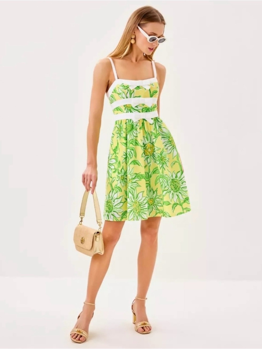 Lilly Pulitzer Cheri Dress in Limoncello Sunbelievable EUC